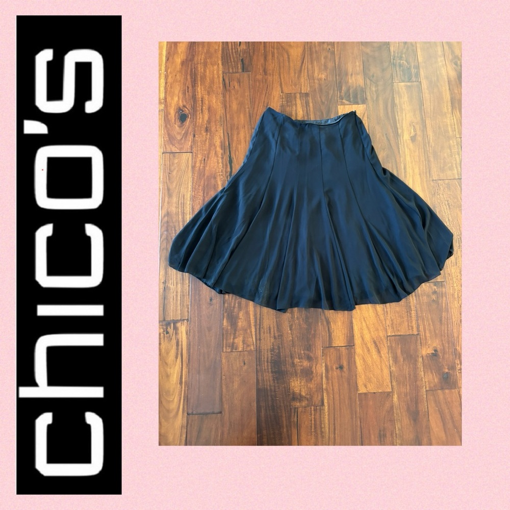 Chicos chiffon skirt